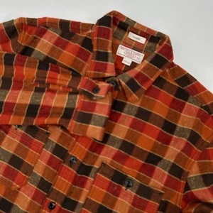 Wallace & Barnes Flannel Shirt Men's Medium Multi Plaid Classic Fit Button Down - Picture 1 of 9