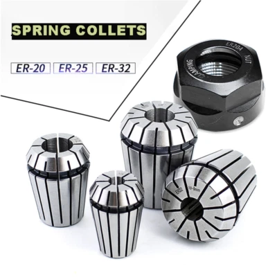 ER20ER25ER32 Clamping Spring Collet for CNC Milling Lathe Tool Engraving Machine - Image 1 of 4