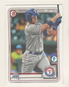 2020 Bowman 1st Edition #BFE-113 JOSH JUNG RC Rookie Texas Rangers QTY AVAILABLE - Picture 1 of 4