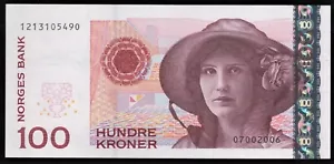 NORWAY 100 Kroner 2006 - P49c - UNC - Opera - Picture 1 of 2