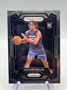 LEONARD MILLER / 2023-24 Panini Prizm NBA RC / Base Rookie Card #155 - Picture 1 of 2