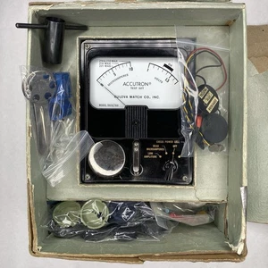 Bulova Accutron Modello 9920/700 Orologio Test Set Accessori Strumento Riparazione - NON TESTATO - Foto 1 di 24