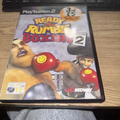 Ready 2 Rumble Boxing Round 2 Sony PlayStation 2 PS2 Complete PAL Midway - Image 1 of 4