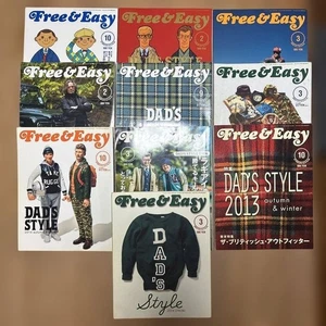 Free & Easy Set of 10 Men's Fashion Magazine Japanese 2012/2013/2014 Rare - Bild 1 von 20