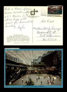 Mayfairstamps US 1975 to Ft Atkinson WI IDC Ctr Crystal Court Postcard aat_41811 - Picture 1 of 2