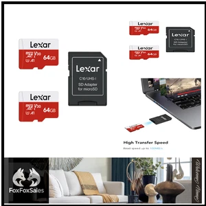 Lexar Micro SD 64GB 2er Pack | UHS-I U3 A1 | 100 MB/s Lesegeschwindigkeit - Bild 1 von 8
