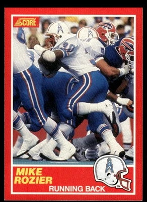 1989 SCORE MIKE ROZIER HOUSTON OILERS #172 - Image 1 of 2