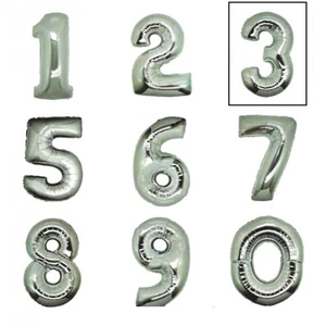 Numeri Palloncino Foil 14cm da 0 a 9 1640 - Foto 1 di 1