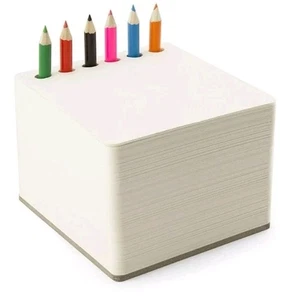Bloc de notas Three By Three Seattle Sketchpad Caddy, juego de 550 hojas y 6 lápices - Imagen 1 de 7