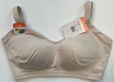 Бюстгальтер беспроводной Warners Easy Does It желтовато-коричневый с легкой подкладкой (RM3911A-270) размер XL - Изображение 1 из 4