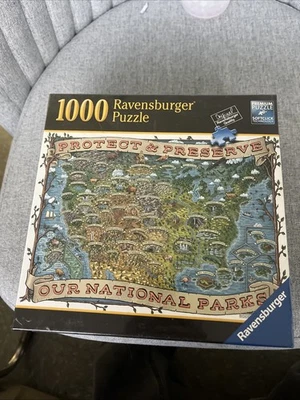 Ravensburger "Protect & Preserve, Our National Parks" 1000 Piece Puzzle 27"x20" - Image 1 of 3