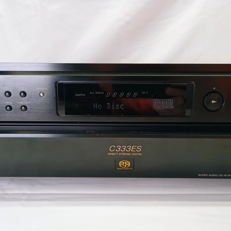 SONY SACD Player SCD-C333ES with REMOTE Working READ Vintage HI-FI Y2k Super CD - Image 1 of 4