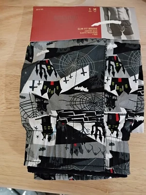Mossimo Supply Co. Boxer Slim-fit Casa Embrujada Halloween Todo Algodón Hombres M 32-34 Foto 1 de 3
