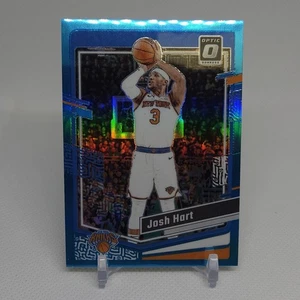 2023-24 Panini Donruss Optic #115 Josh Hart Aqua Prizm #D /249 New York Knicks - Bild 1 von 2