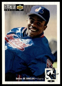 1994 Collector's Choice Delino DeShields Montreal Expos #92 - Picture 1 of 2