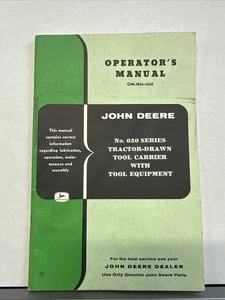 Bedienungsanleitung OM-N26-1058 John Deere N0. 650er Serie Traktor - gezogen - Bild 1 von 6