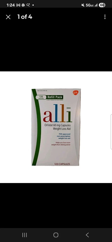 alli 60mg Weight Loss Pills - 120 Count