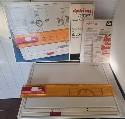 Vintage Rotring Rapid A3 DRAWING BOARD Stop & Go Mechanism Art. 522403 - Image 1 of 4