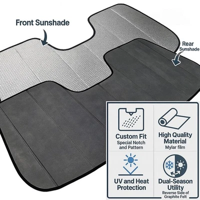 Parasol de capa reforzada ajuste personalizado para Volkswagen Touareg 7P 11-18 Foto 1 de 4