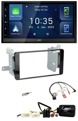 JVC DAB Bluetooth Lenkrad USB 2DIN Autoradio für Mitsubishi L200 ab 10/2015 - Bild 1 von 4