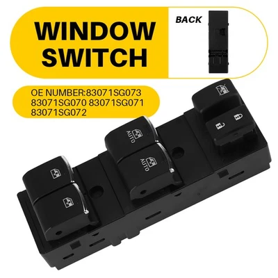 Interruptor principal de ventana eléctrica de puerta del conductor delantero OEM para Subaru Forester EA 2017-2018 Foto 1 de 4