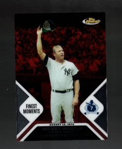 Mickey Mantle 2006 Topps Finest Moments #d 684/850 - Picture 1 of 2