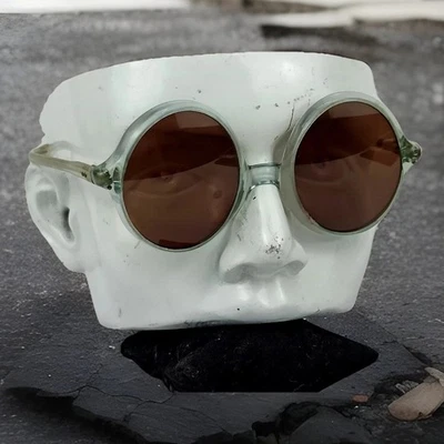 RARAS GAFAS DE SOL FIESTA OJO DE BÚHO VINTAGE DISEÑO ITALIANO UNISEX AÑOS 50 COMO NUEVAS Foto 1 de 4