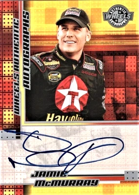 2004 - Wheels Autograph  NASCAR  Trading Card - Jamie McMurray - Image 1 of 2