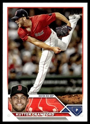 2023 Topps Kutter Crawford Boston Red Sox #493 - Image 1 of 2