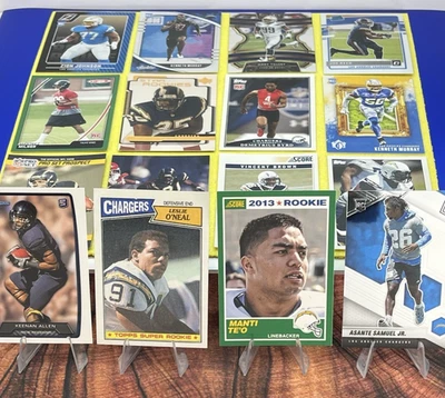 1987 Topps - 2022 Zenith Los Angeles Chargers RC Rookie Cards San Diego Chargers - Image 1 of 4