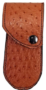 Buck 110 Ostrich Skin knife sheath, case 6265 Handmade buck 110 Sheath only - Picture 1 of 14