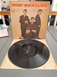 THE BEATLES Introducing LP OG MONO Black/Silver Monarch DG Vee Jay "VJ" Labels!! - Picture 1 of 14
