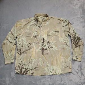 VTG Montana Camo Shirt Mens XXL Prairie Ghost  Long Sleeve Camouflage Outdoors - Picture 1 of 6