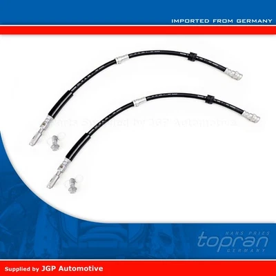 2X Front Brake Hose Lines - Left & Right  Audi A1 VW Polo Ibiza Fabia 6R0611701J - Imagem 1 de 4