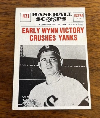 1961 Nu-Card Scoops Baseball #471 Early Wynn EX - Image 1 of 2