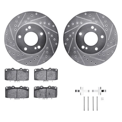 For Nissan 300ZX 89-96 DFC PRO-KIT 5000+ Drilled & Slotted Front Brake Kit Foto 1 de 2
