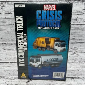Marvel Crisis Protocol Terrain Pack New York camion commerciale CP14 prodotto chimico/spazzatura - Foto 1 di 6