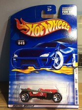 Hot Wheels Old #3, 2001 1St Edition Red On Card
