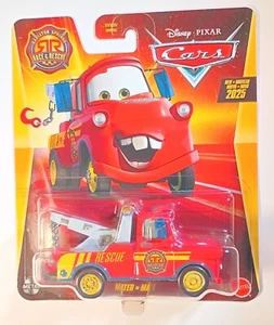 Pixar Cars Radiator Springs Race and Rescue Mater Red & Yellow In Stock In US - Picture 1 of 3