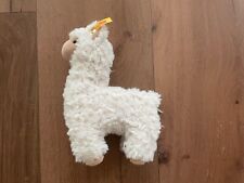 Kleines, neues Steiff Plüschtier Lama weiß