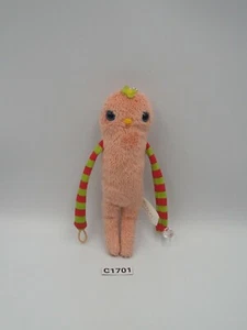 Shinada Mokeke Alien Monster C1701 Orange  Mascot 5" Plush Toy Doll Sk Japan - Picture 1 of 5