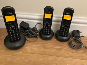 PANASONIC KX-TGB213 TRIPLE DIGITAL CORDLESS PHONES - Picture 1 of 8
