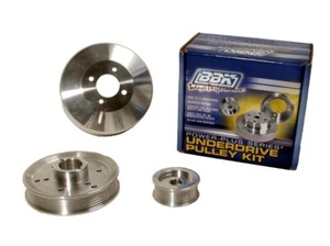 BBK PERFORMANCE 3pc. Aluminum Pulley Kit - 96-00 GT/Cobra 4.6L 1555 - Foto 1 di 1
