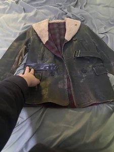 monarch horsehide better outdoorgarments barnstormer jacket furcollar 30s bomber - Picture 1 of 10