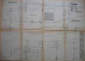 Bauplan RC-Großmodell für F-Schlepp "F-GNOM" VTH-Verlag - Modell MT-892 - Bild 1 von 3