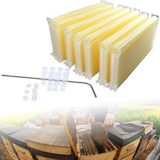 7pcs Beekeeping Hive Frame Honey Frames Wooden Boxes Frame