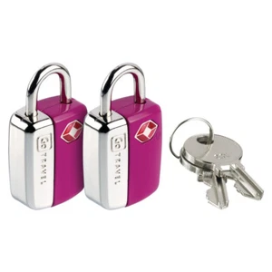 2pc Go Travel Sentry Luggage/Suitcase Safety TSA Key Travel Padlocks Assorted - Picture 1 of 5