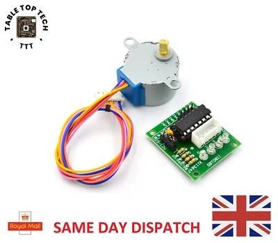 Stepper Motor 28BYJ-48 + ULN2003 Driver Board 5V - 4 phase Great for Arduino - Image 1 of 4