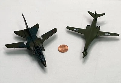 MATCHBOX Boeing B-1B LANCER Moving Wings & Tornado Green F-11 Aardvark Fighter - Image 1 of 4