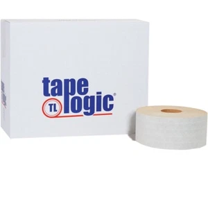 Nastro bianco rinforzato attivato ad acqua 72 mm x 375 piedi (8 rotoli/custodia) - Foto 1 di 1